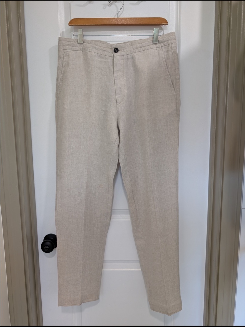 Dries Van Noten 100% Linen Trousers — Size 48IT/US 32